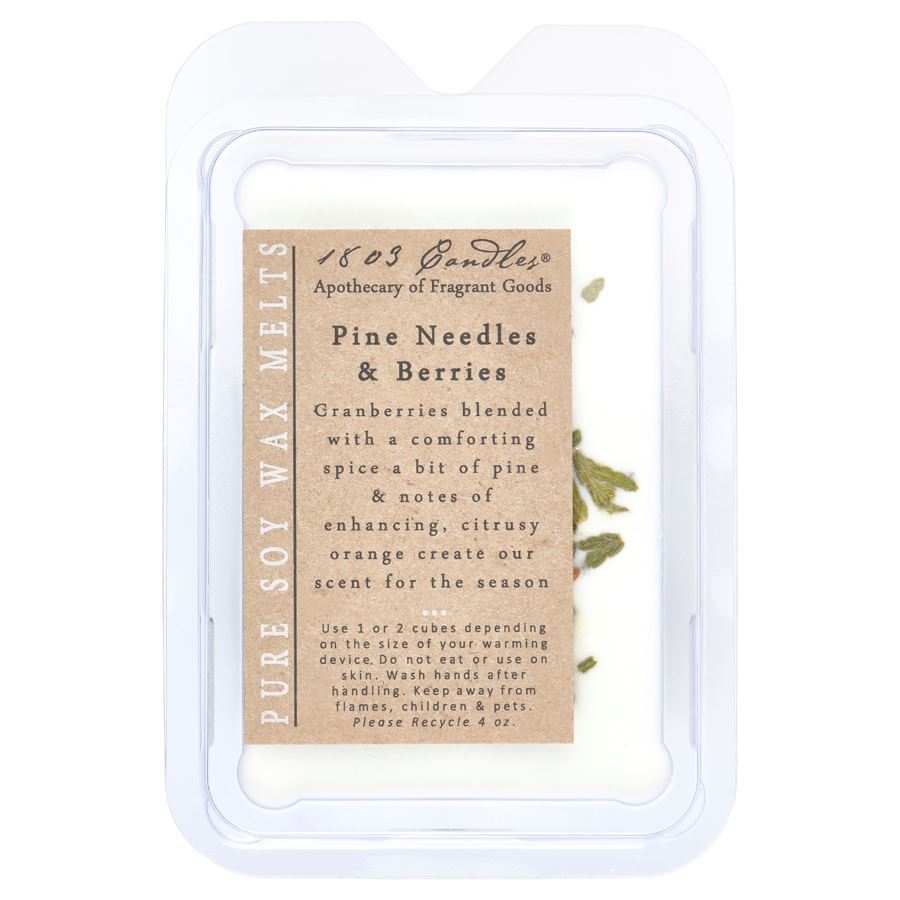 1803 Candles-Pine Needles & Berries-Prairie Revival