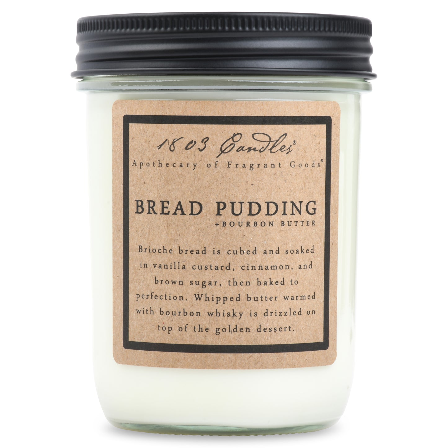 1803 Candles | Bread Pudding + Bourbon Butter Jar - Prairie Revival