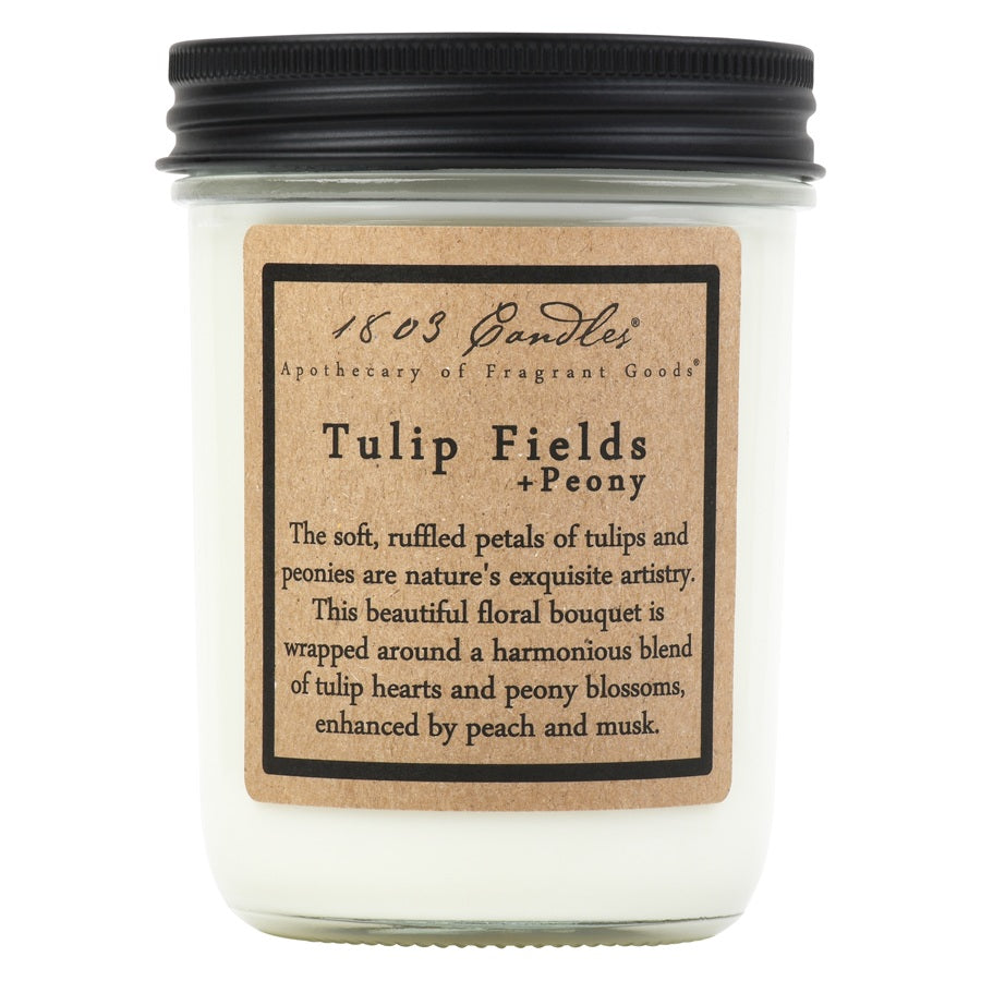Tulip Fields + Peony Jar