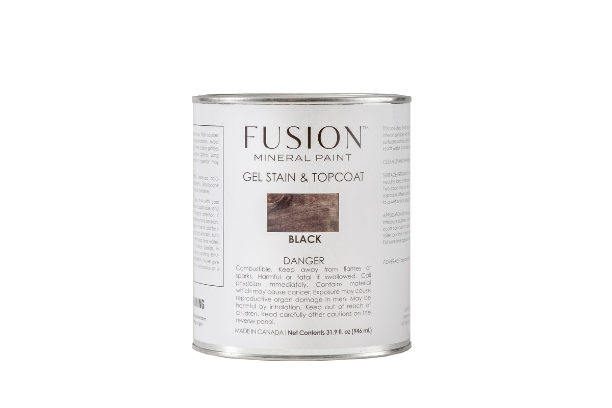 Fusion™ Mineral Paint﻿ Gel Stain & Topcoat Black Prairie Revival