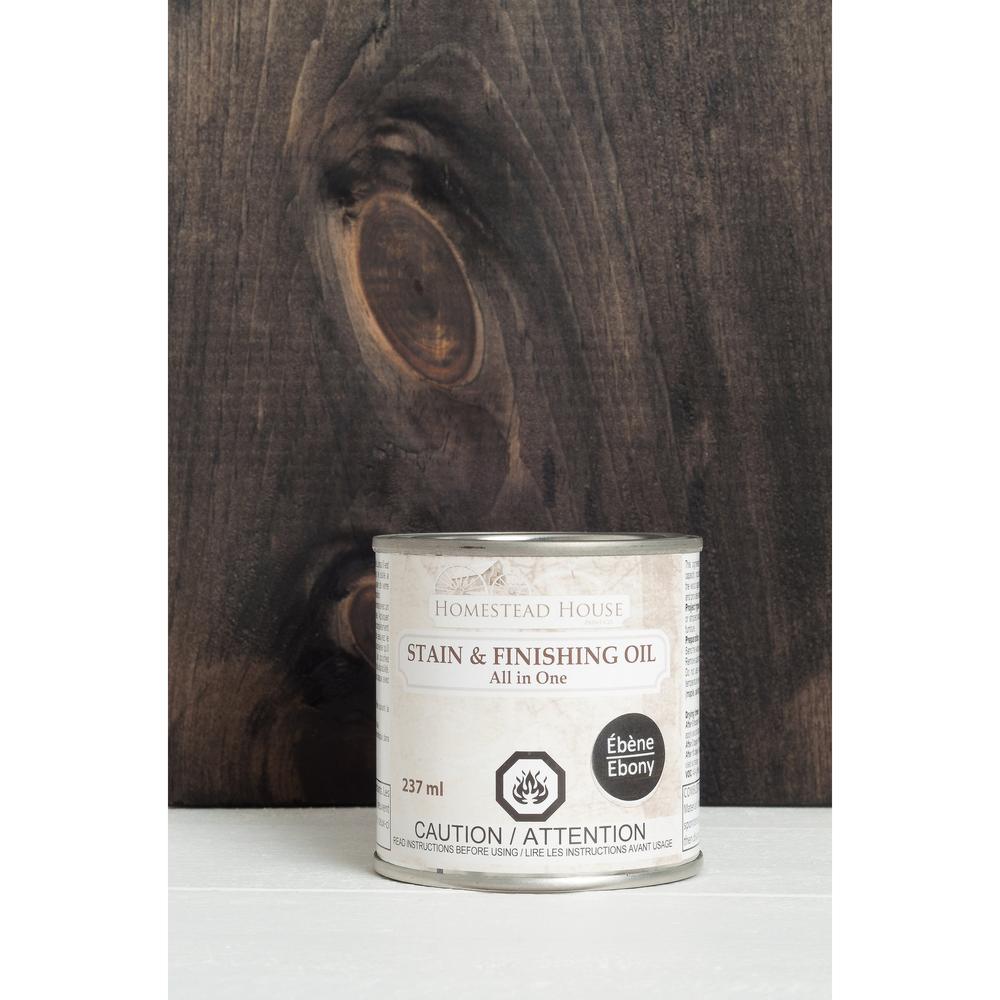 Fusion™ Mineral Paint Stain & Finishing Oil | Ebony - Prairie Revival