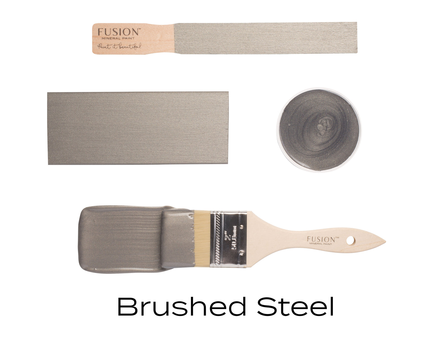 Fusion™ Mineral Paint | Metallic Brushed Steel - Prairie Revival
