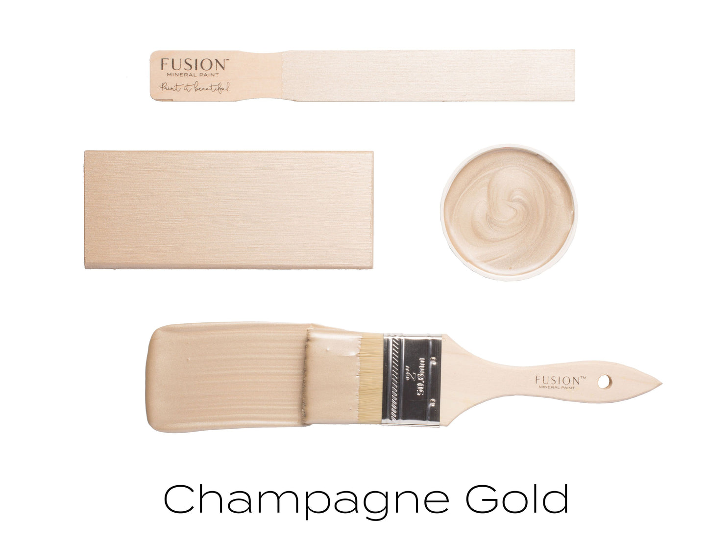 Fusion™ Mineral Paint | Metallic Champagne Gold - Prairie Revival