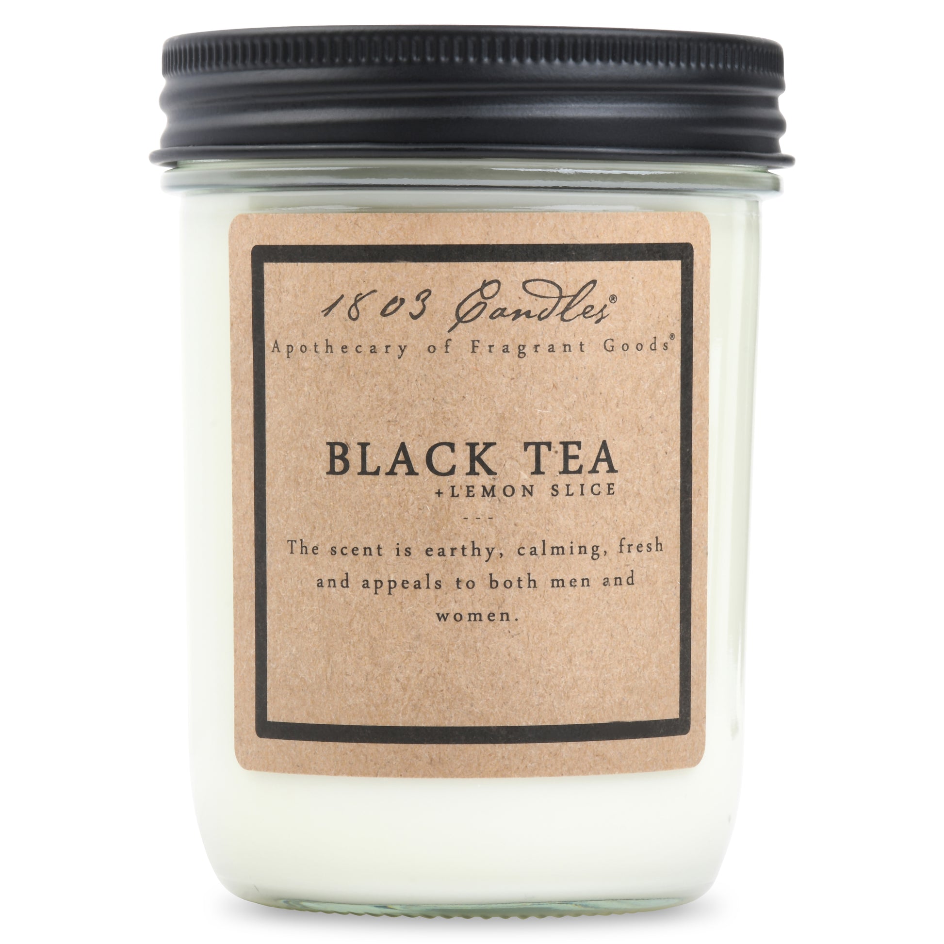 1803 Candles | Black Tea + Lemon Slice Jar - Prairie Revival