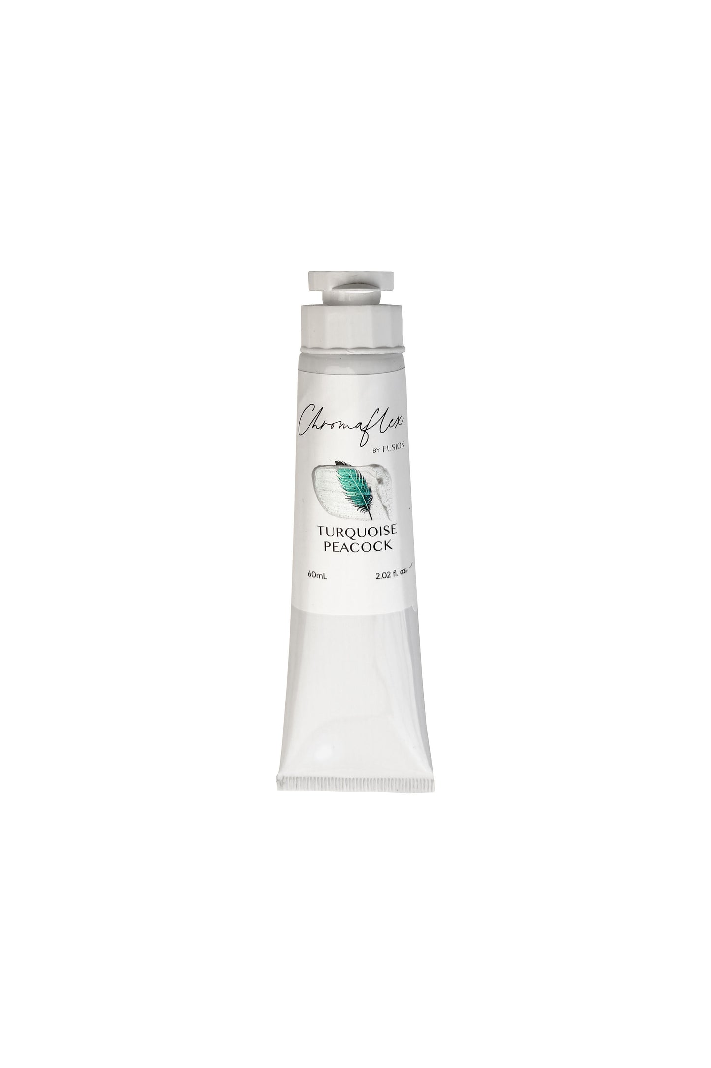 White tube of Chimaerae hair product on a white background