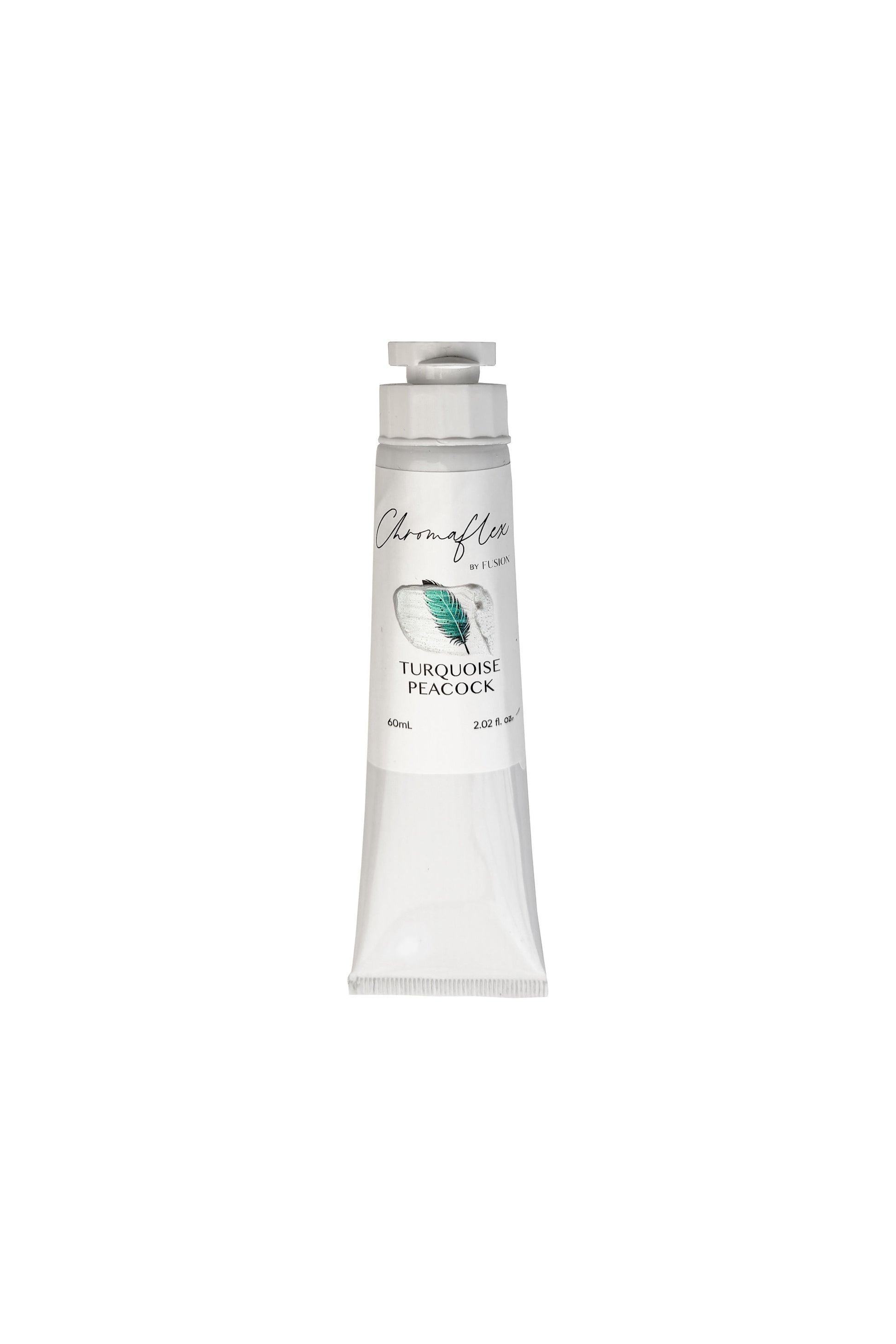 White tube of Chimaerae hair product on a white background