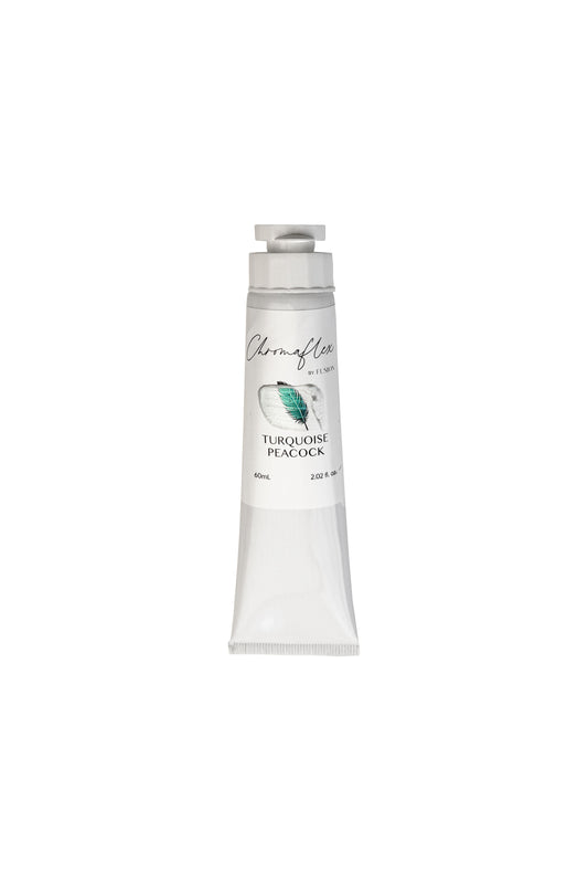 White tube of Chimaerae hair product on a white background