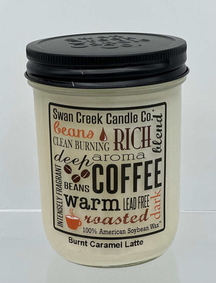 Swan Creek Candles | Burnt Carmel Latte - Prairie Revival