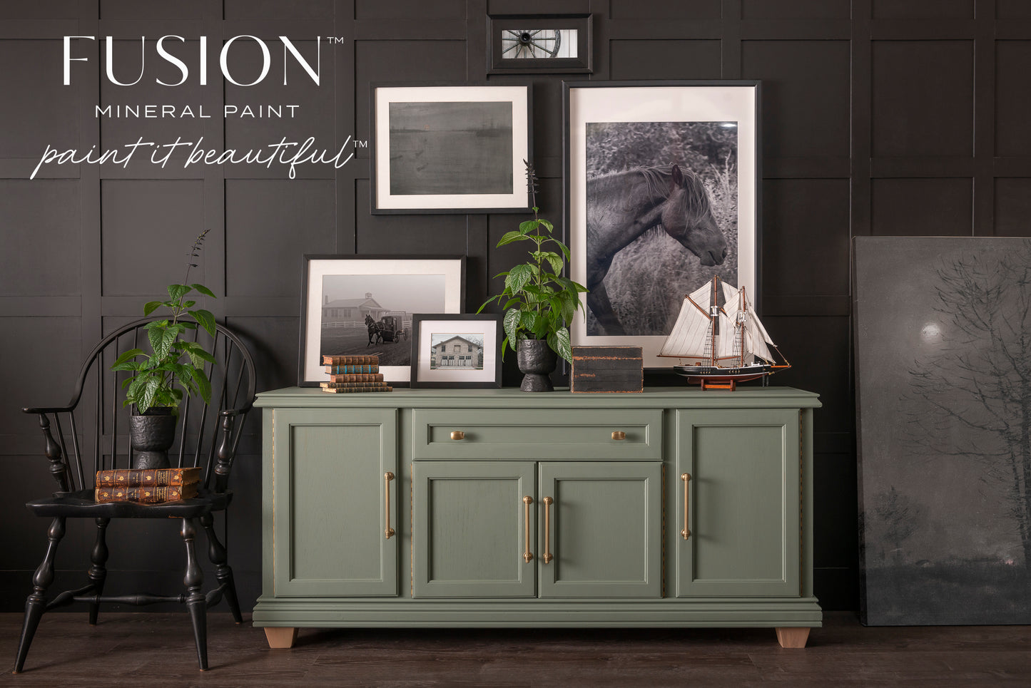 fusion Mineral paint carriage house