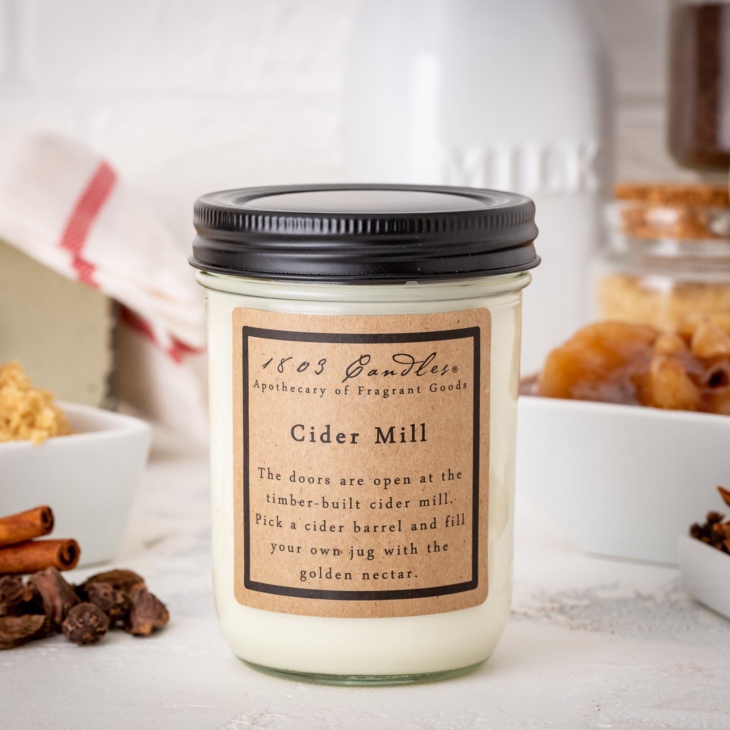 cider mill jar candle