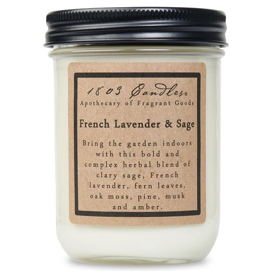 1803 Candles | French Lavender & Sage