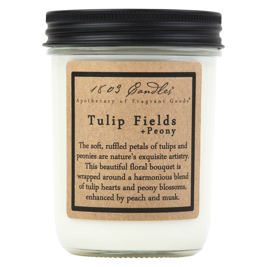 Tulip Fields + Peony Jar
