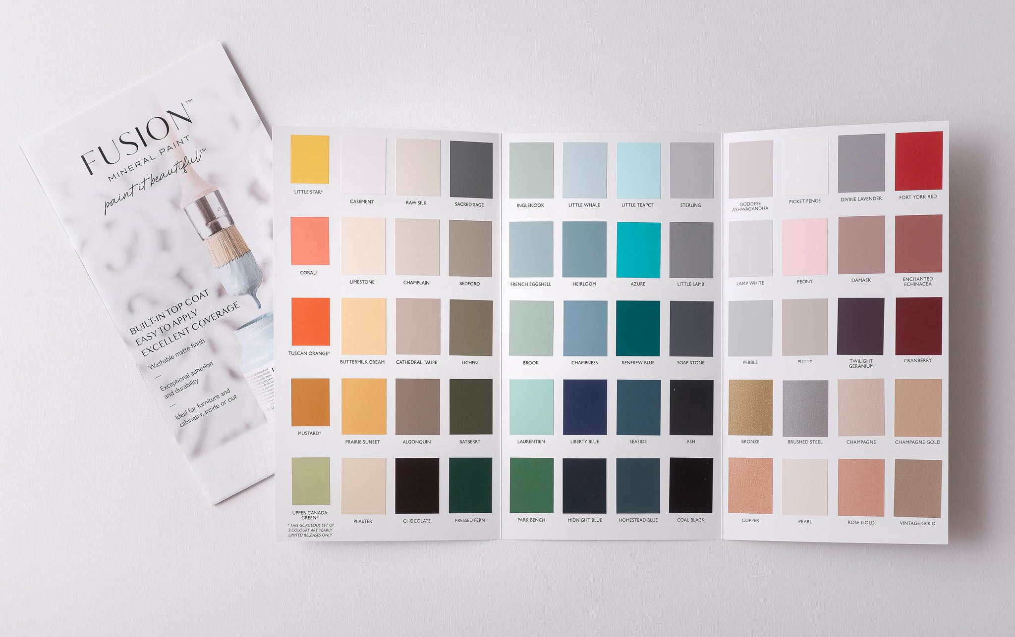 Fusion™ Mineral Paint﻿ Color Cards True Color – Prairie Revival