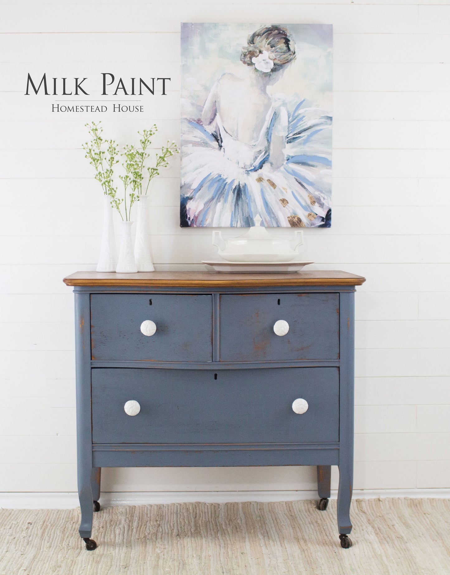 Homestead House Milk Paint | 1 Qt. Rideau Blue - Prairie Revival
