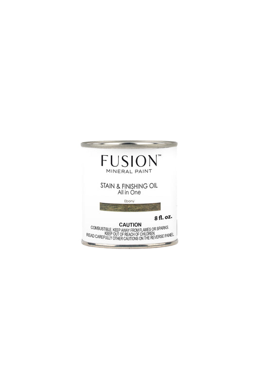Fusion™ Mineral Paint﻿ Stain & Finishing Oil | Ebony - Prairie Revival
