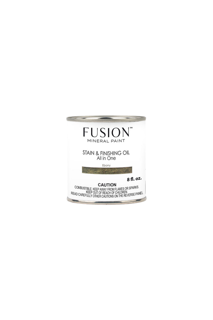 Fusion™ Mineral Paint﻿ Stain & Finishing Oil | Ebony - Prairie Revival
