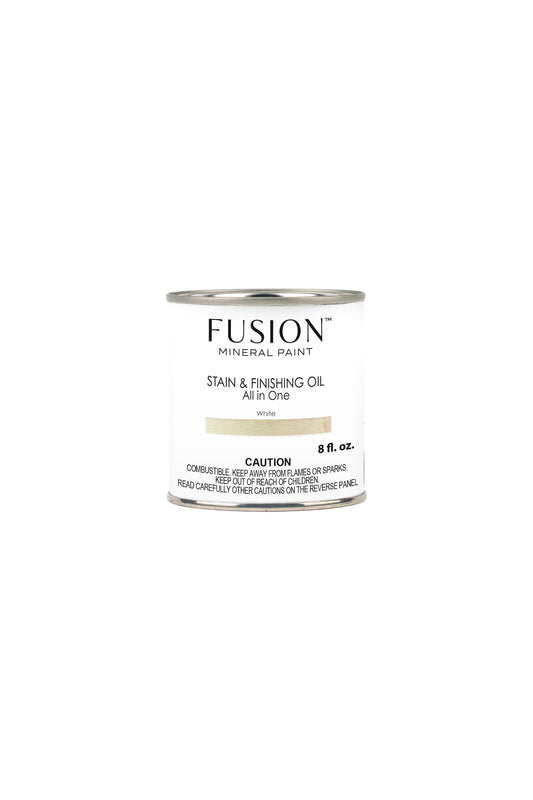 Fusion™ Mineral Paint﻿ Stain & Finishing Oil | White - Prairie Revival