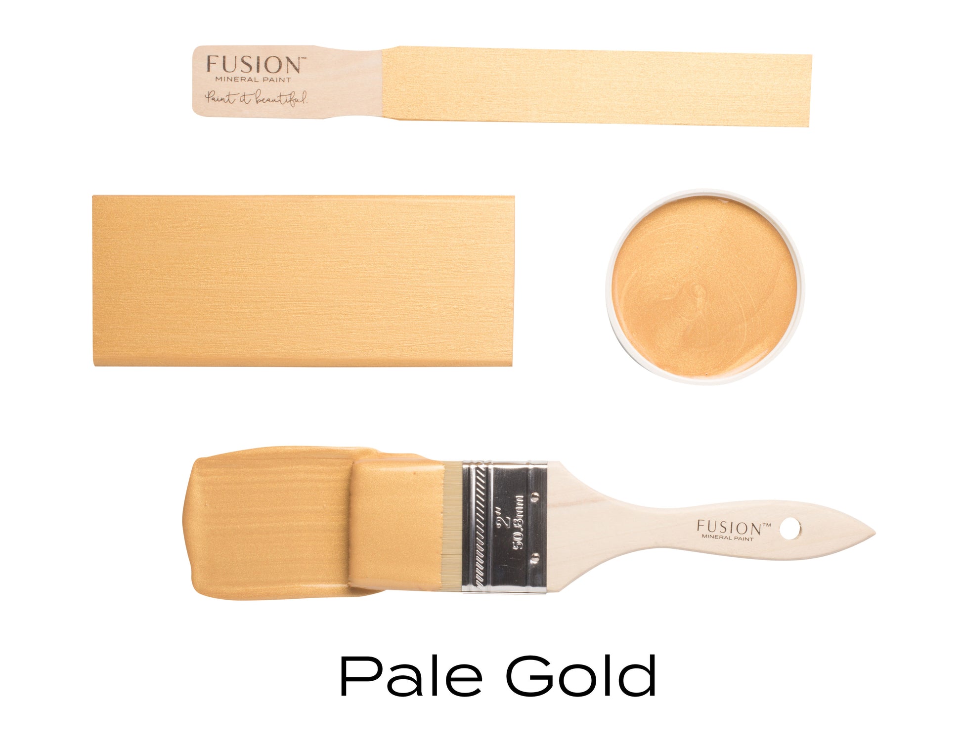 Fusion™ Mineral Paint﻿ | Metallic Pale Gold - Prairie Revival