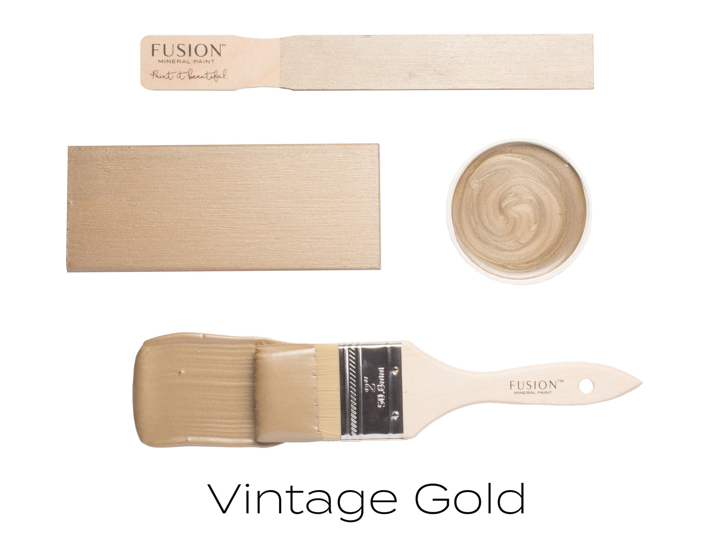 Fusion™ Mineral Paint﻿ | Metallic Vintage Gold - Prairie Revival