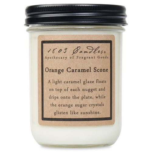1803 Candles | Orange Carmel Scone - Prairie Revival